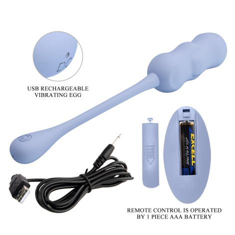 PRETTY LOVE - LESHY Dream Chaser 4, Blue, 12 vibration functions Wireless remote control - 9