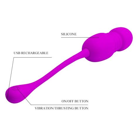 PRETTY LOVE - Callie, 12 vibration functions Memory function 12 thrusting settings - 4