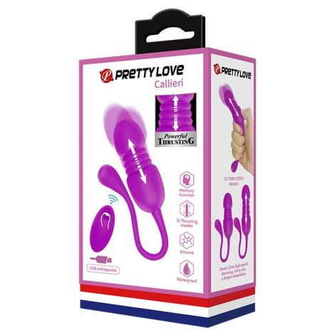 PRETTY LOVE - Callieri, 12 vibration functions 12 thrusting settings Memory function Wireless remote control - 5