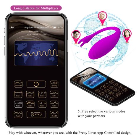 PRETTY LOVE - Catalina, 12 vibration functions Mobile APP Long-distance Control - 22