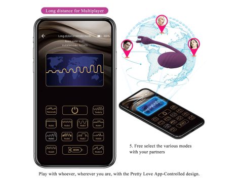 PRETTY LOVE - Catalina, 12 vibration functions Mobile APP Long-distance Control - 13