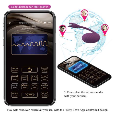 PRETTY LOVE - Catalina, 12 vibration functions Mobile APP Long-distance Control - 22