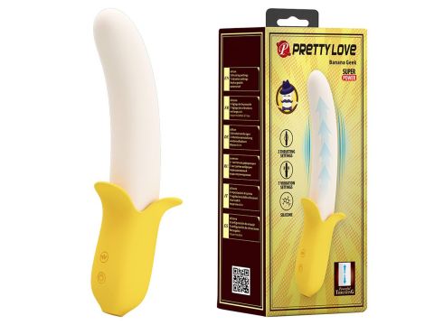 PRETTY LOVE - Banana Greek, 7 vibration functions 3 thrusting settings