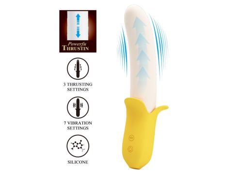 PRETTY LOVE - Banana Greek, 7 vibration functions 3 thrusting settings - 2