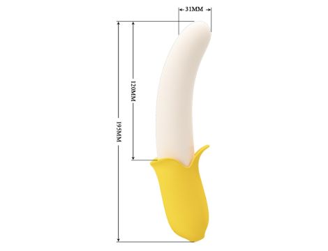 PRETTY LOVE - Banana Greek, 7 vibration functions 3 thrusting settings - 7