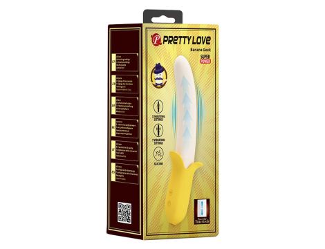 PRETTY LOVE - Banana Greek, 7 vibration functions 3 thrusting settings - 15