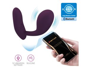 PRETTY LOVE - Baird Purple, 12 vibration functions Mobile APP Long-distance Control - image 2