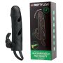 PRETTY LOVE - PENIS SLEEVE WITH BALL STRAP vibration BLACK - 2