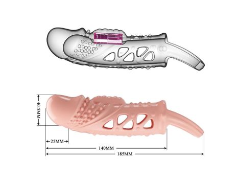 PRETTY LOVE - Cecelia PENIS SLEEVE , Vibration - 2