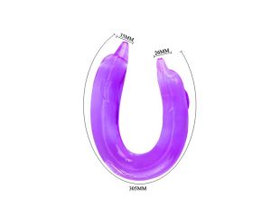 BAILE- DOUBLE DOLPHIN, Bendable purple - image 2