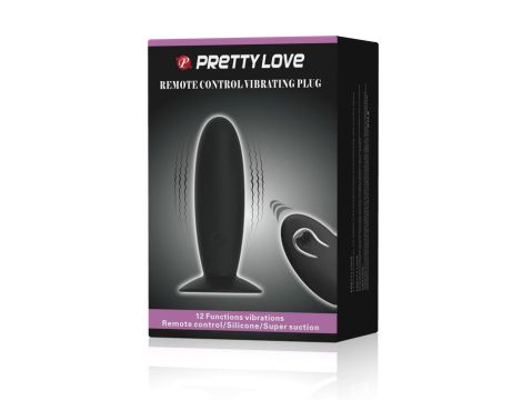 PRETTY LOVE - REMOTE CONTROL VIBRATING PLUG 12 function - 10