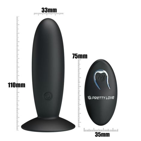 PRETTY LOVE - REMOTE CONTROL VIBRATING PLUG 12 function - 7