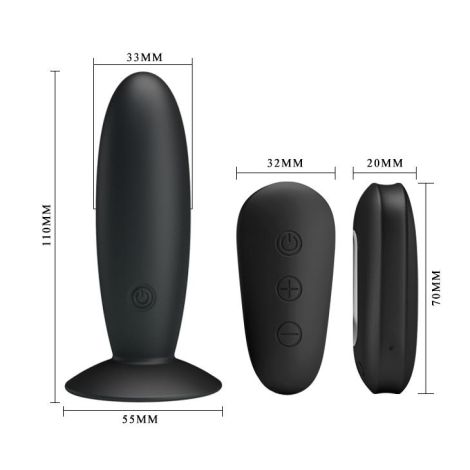 MR PLAY - Remote Control Vibrating Anal Plug - 5