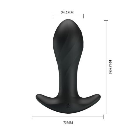 PRETTY LOVE - Anal Plug Massager 12 Functions USB - 4