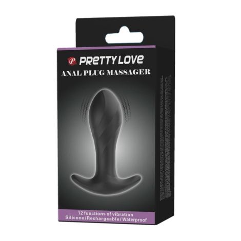 PRETTY LOVE - Anal Plug Massager 12 Functions USB - 8