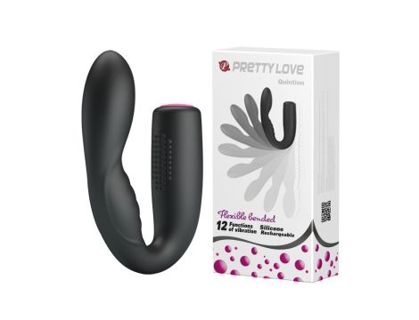 PRETTY LOVE -QUINTION, 12 vibration functions Bendable Memory function