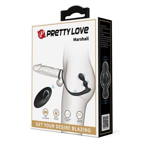 PRETTY LOVE - VIBRATION PENIS SLEEVE VI, vibrating anal stimulation - 10