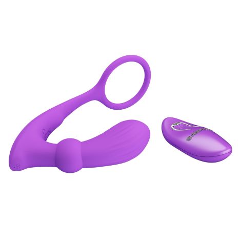 PRETTY LOVE - Warren Purple, Wireless remote control 12 pulse wave settings 12 vibration functions - 6