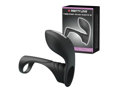 PRETTY LOVE -VIBRATION PENIS SLEEVE II, 7 vibration functions Memory function