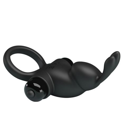 PRETTY LOVE - VIBRANT PENIS RING I Black - 4