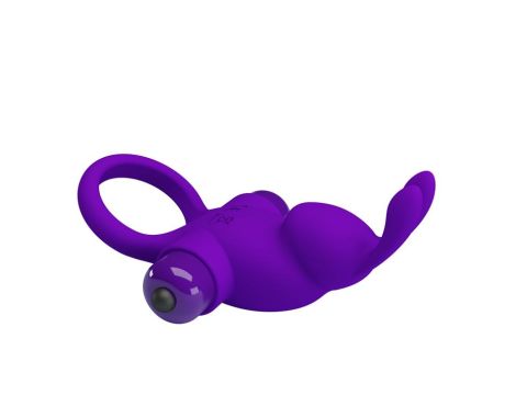 PRETTY LOVE - VIBRANT PENIS RING I Purple