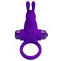 PRETTY LOVE - VIBRANT PENIS RING I Purple - 3