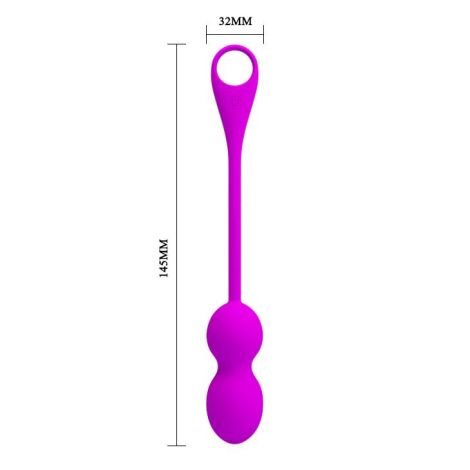 PRETTY LOVE - ELVIRA Purple- Kegel balls - 3