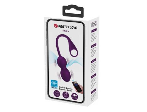 PRETTY LOVE - Elvira dark Purple, 12 vibration functions Mobile APP Long-distance Control - 5