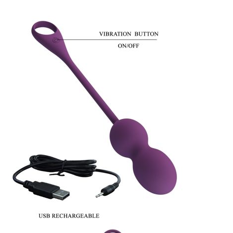 PRETTY LOVE - Elvira dark Purple, 12 vibration functions Mobile APP Long-distance Control - 7