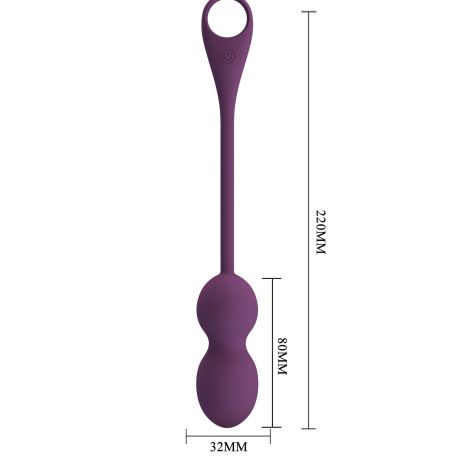 PRETTY LOVE - Elvira dark Purple, 12 vibration functions Mobile APP Long-distance Control - 8