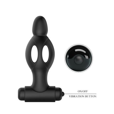 MR PLAY - SILICONE VIBRATING ANAL PLUG - 5