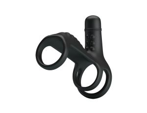 PRETTY LOVE- VIBRATINGPENIS SLING, 10 vibration functions - image 2