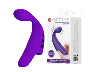 PRETTY LOVE - FINGERING VIBRATOR GORGON Purple,  10 vibration functions