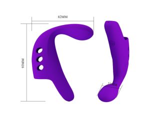 PRETTY LOVE - FINGERING VIBRATOR GORGON Purple,  10 vibration functions - image 2