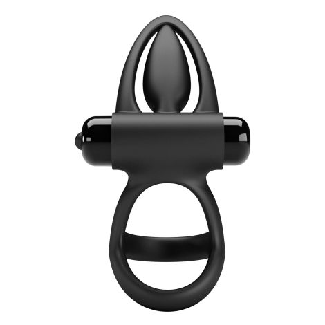 PRETTY LOVE - VIBRATION COCK RING Black, 10 vibration functions - 6