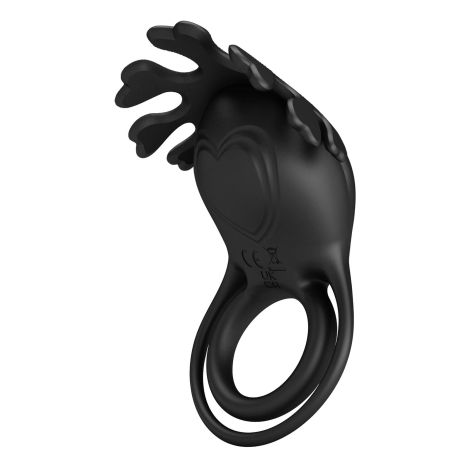 PRETTY LOVE - VIBRANT PENIS RING RUBEN Black, 7 vibration functions - 4