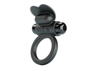 PRETTY LOVE - VIBRANT PENIS RING DEBONAIRE Black, 10 vibration functions - image 2