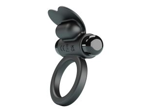 PRETTY LOVE - VIBRANT PENIS RING DEBONAIRE Black, 10 vibration functions - image 2