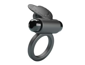 PRETTY LOVE - VIBRANT PENIS RING DEBONAIRE Black, 10 vibration functions - image 2