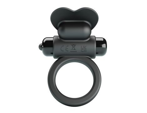 PRETTY LOVE - VIBRANT PENIS RING DEBONAIRE Black, 10 vibration functions