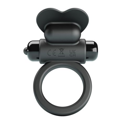 PRETTY LOVE - VIBRANT PENIS RING DEBONAIRE Black, 10 vibration functions - 8