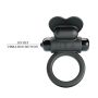 PRETTY LOVE - VIBRANT PENIS RING DEBONAIRE Black, 10 vibration functions - 5