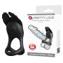 PRETTY LOVE - VIBRANT PENIS RING SILAS Black, 7 vibration functions - 2