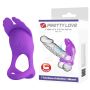 PRETTY LOVE - VIBRANT PENIS RING SILAS Black, 7 vibration functions - 2