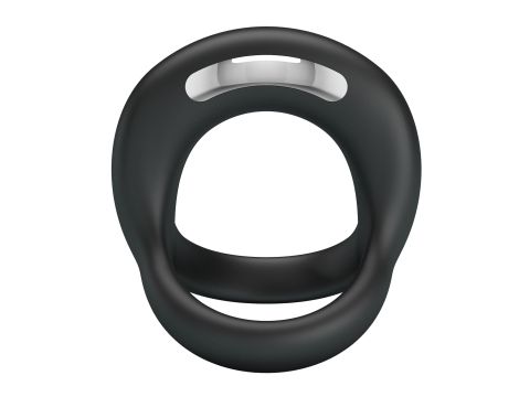 PRETTY LOVE - VIBRANT PENIS RING ELLIOTT Black, 10 vibration functions - 5