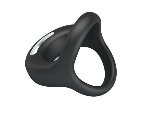 PRETTY LOVE - VIBRANT PENIS RING ELLIOTT Black, 10 vibration functions - 6