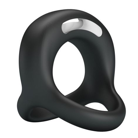 PRETTY LOVE - VIBRANT PENIS RING ELLIOTT Black, 10 vibration functions - 3