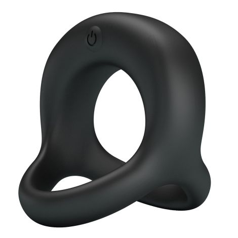 PRETTY LOVE - VIBRANT PENIS RING ELLIOTT Black, 10 vibration functions - 4