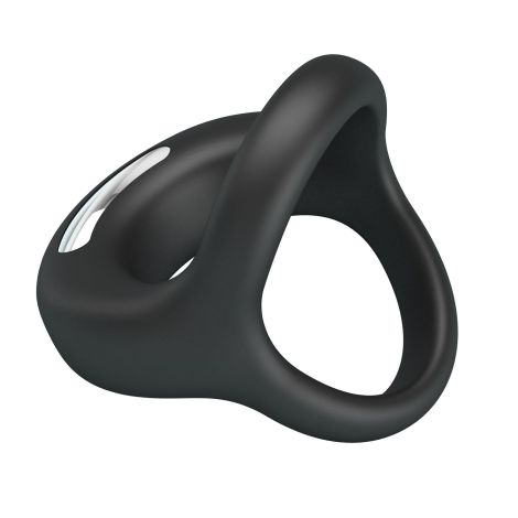 PRETTY LOVE - VIBRANT PENIS RING ELLIOTT Black, 10 vibration functions - 6