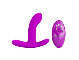 PRETTY LOVE - Geri Purple, 12 vibration functions 3 licking settings Wireless remote control - image 2